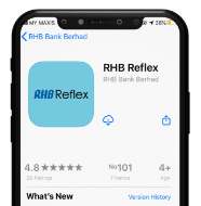 RHB Reflex Mobile App