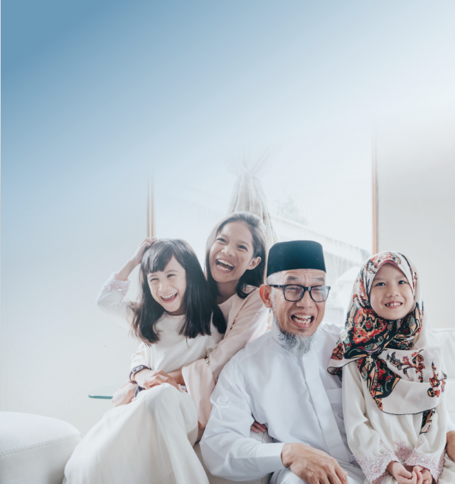 Family having fun together