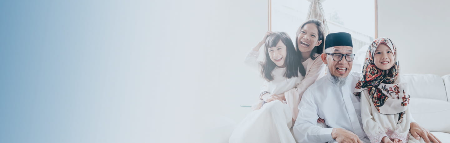 Family having fun together