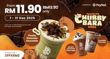 Enjoy RM2 OFF on ZUS Coffee