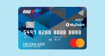 RHB Mastercard Debit Card (RM12 & RM8)