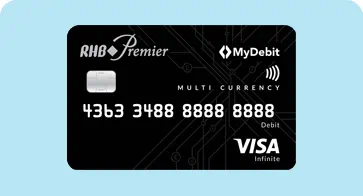 RHB Premier Multi Currency Visa Debit Card