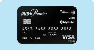 RHB Premier Visa Infinite Debit Card