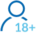 Individuals aged 18 years and above