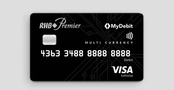 RHB Premier Visa Multi Currency Debit Card
