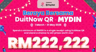 Your chance to win prizes worth over RM222,222!