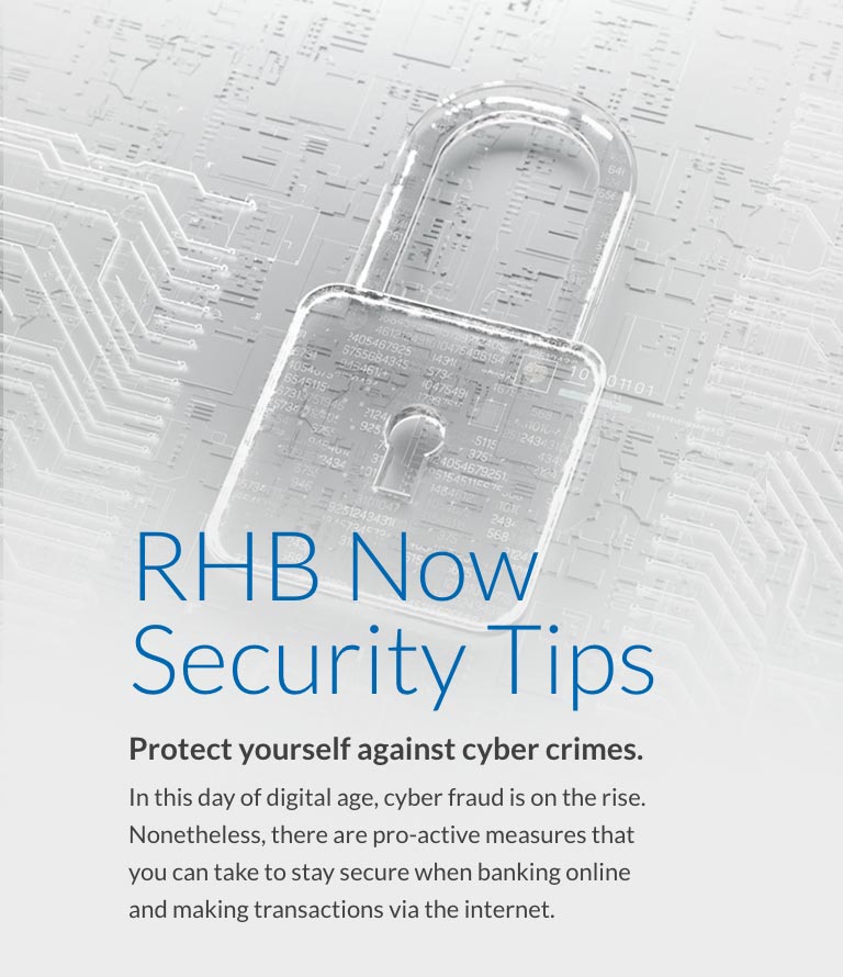 RHB - RHB Now Security Tips