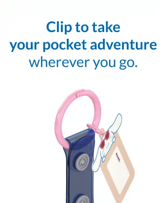 Keyring clip details